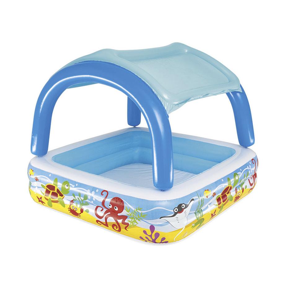 Bestway  Planschbecken Beach Buddy mit Sonnenschutzdach 