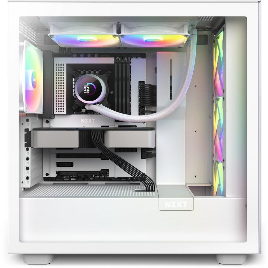 NZXT  Kraken 280 RGB Processeur Refroidisseur de liquide tout-en-un 14 cm Blanc 1 pièce(s) 