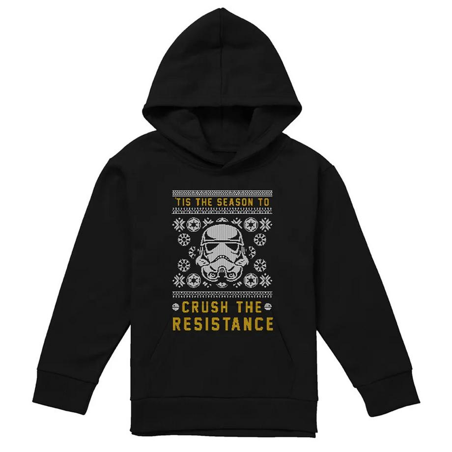 Crush The Resistance This Christmas Felpa Con Cappuccio