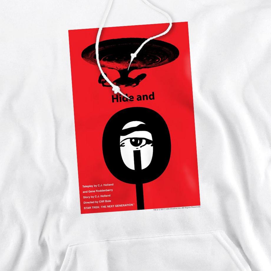 Star Trek The Next Generation Season 1 Episode 10 Felpa con cappuccio  