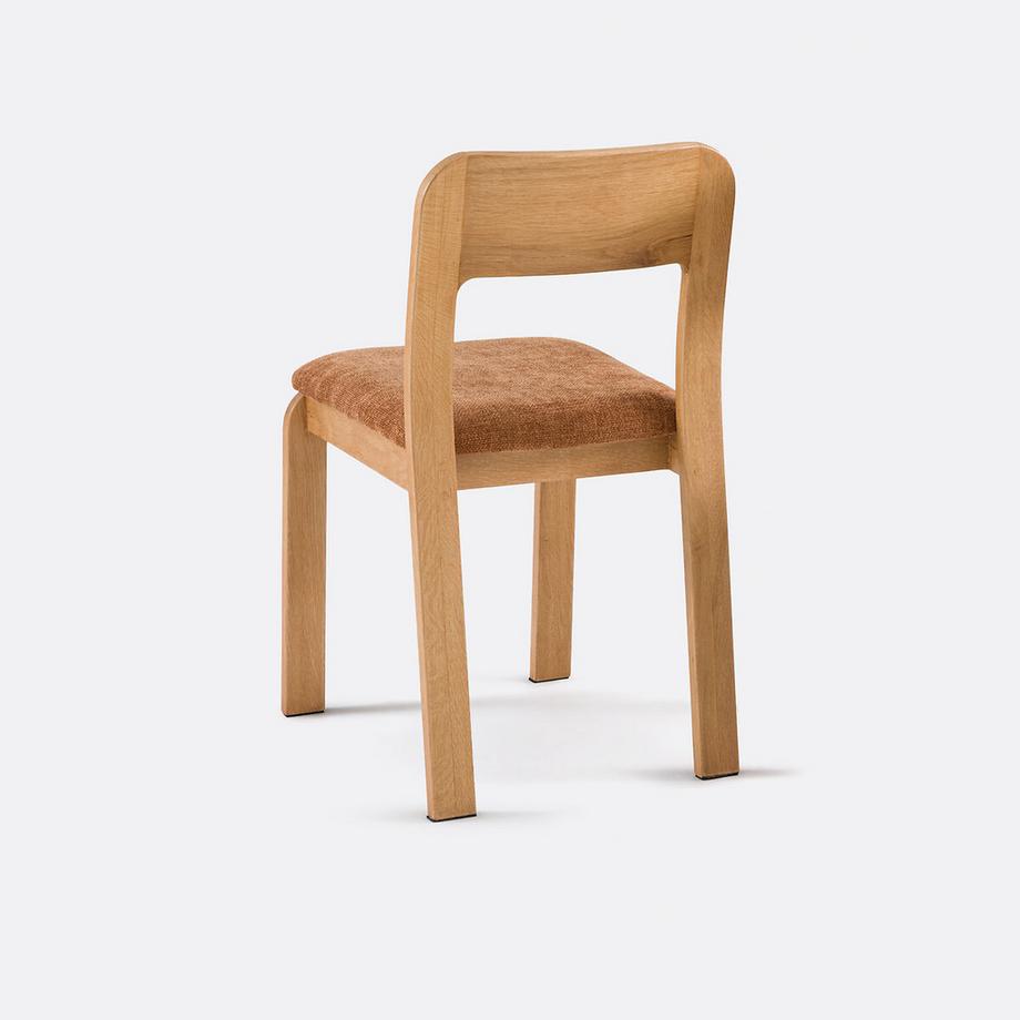 La Redoute Intérieurs Chaise rembourrée en chêne massif  