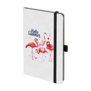 Biella Carnet de notes Kompagnon White Trend 2022, 12,5 x 19,5 cm, pointé - Multicolores  