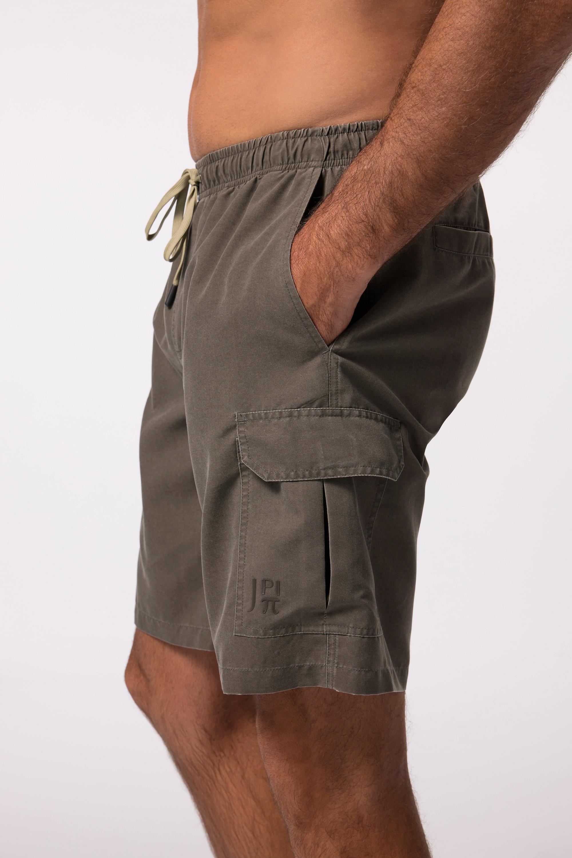 JP1880  Badeshorts, Beachwear, Elastikbund, Cargotaschen 