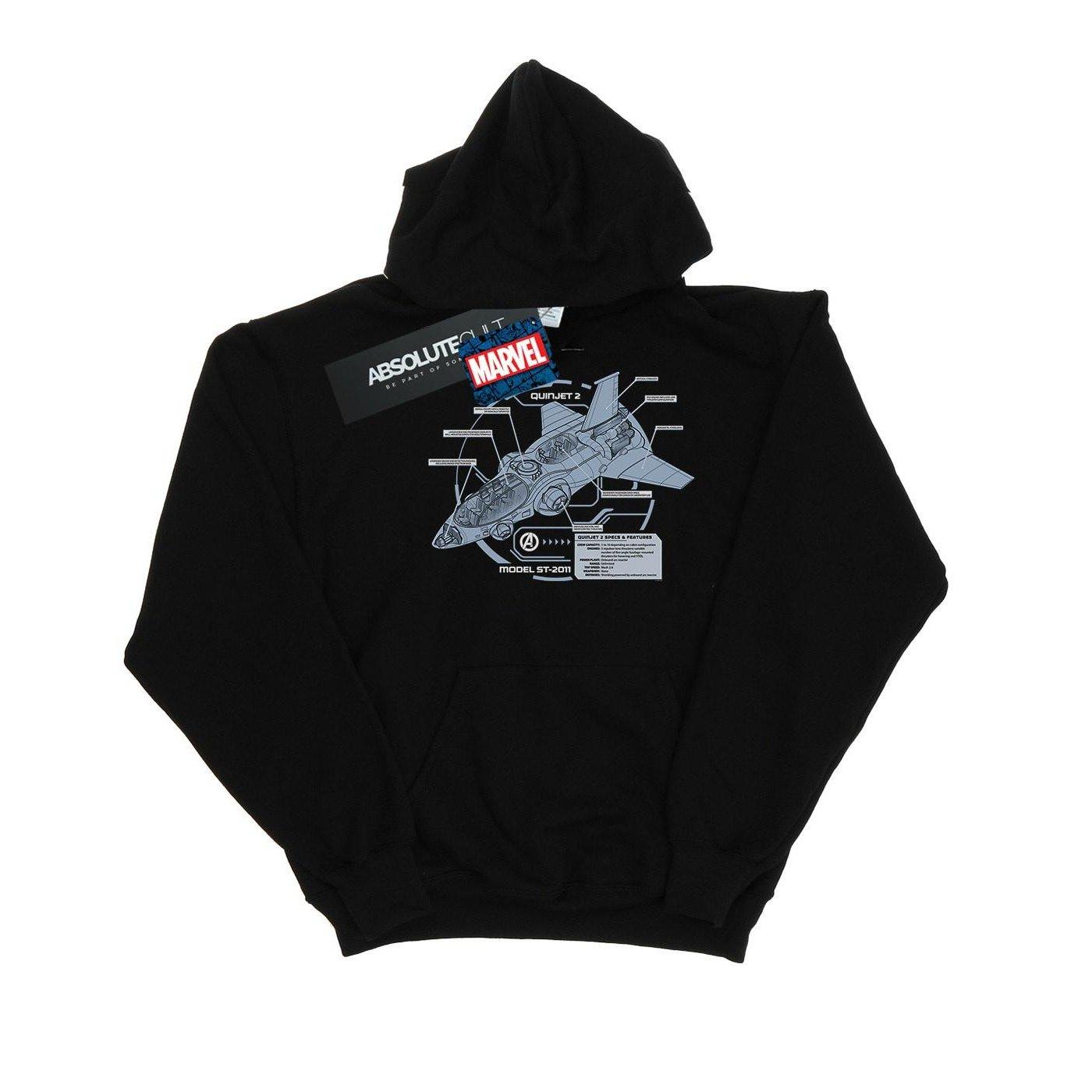 MARVEL  The Avengers Quinjet Breakdown Kapuzenpullover 