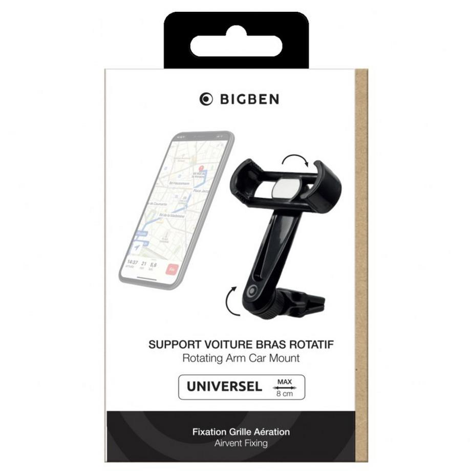 BigBen Connected  Supporto auto per smartphone regolabile con braccio rotante 