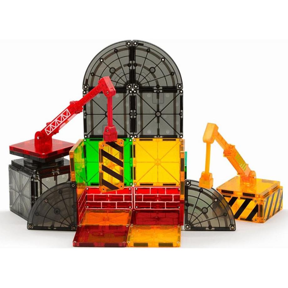 Magna-Tiles  Magna-Tiles bouwset Bouwplaats  - 32-delig 