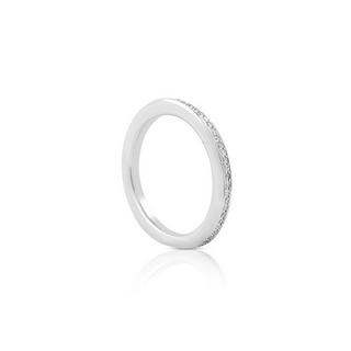 MUAU Schmuck  Mémoire Ring Diamant 0.30ct. Weissgold 750 