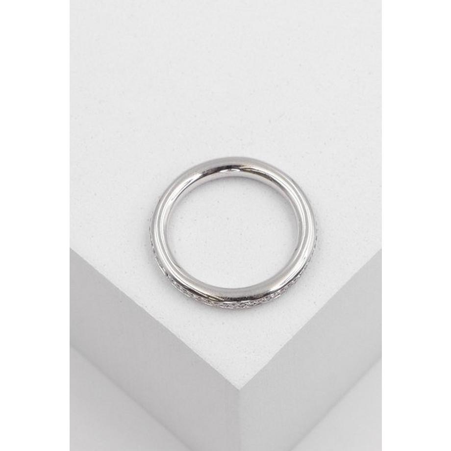 MUAU Schmuck  Mémoire Ring Diamant 0.30ct. Weissgold 750 