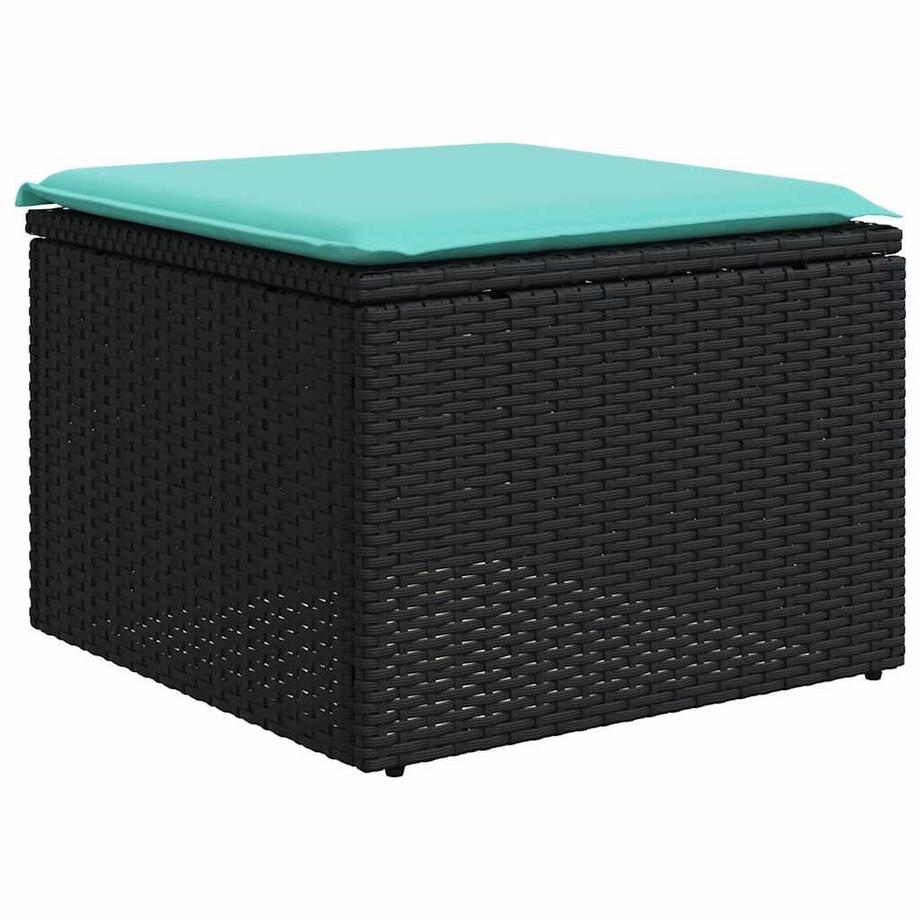 VidaXL set divano da giardino Polirattan  