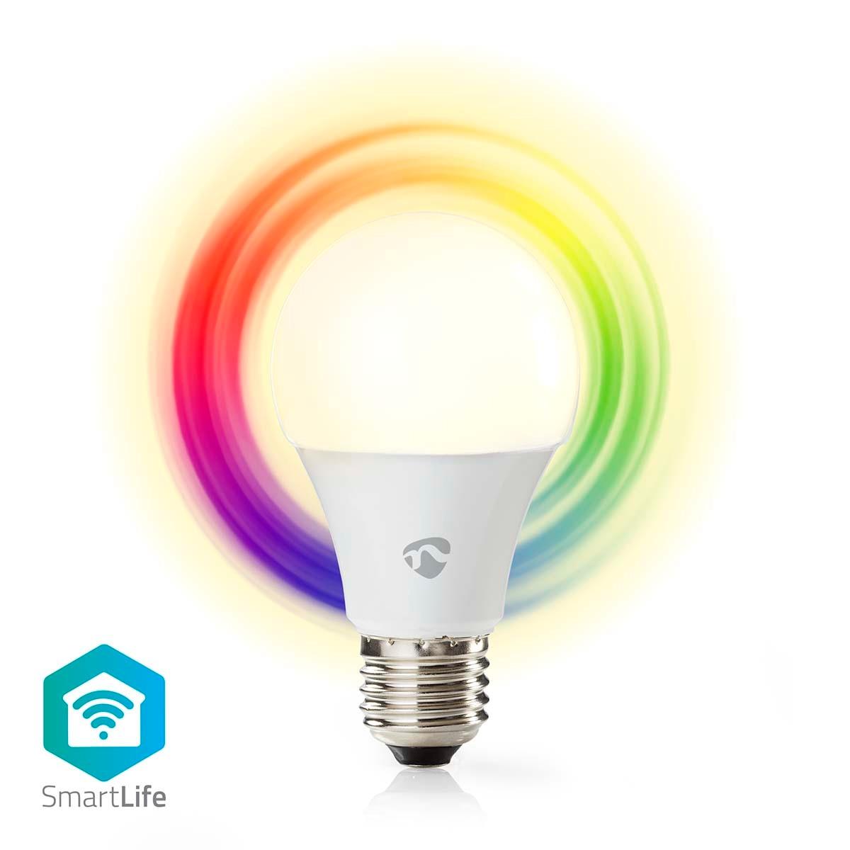 Image of Smartlife Full Colour Glühbirne | Wi-fi | E27 | 806 Lm | 9 W | Rgb / Warm- Bis Kaltweiß | 2700 - 6500 K | Android™ / Ios | Glühbirne | 1 Stk. Unisex ONE SIZE