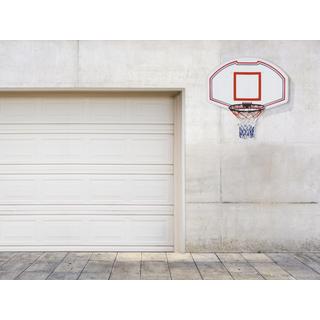Vente-unique  Panier de basket mural blanc - L111 x H77 cm - BEMIDJI 
