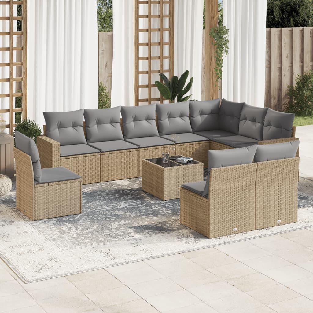 VidaXL Garten sofagarnitur poly-rattan  