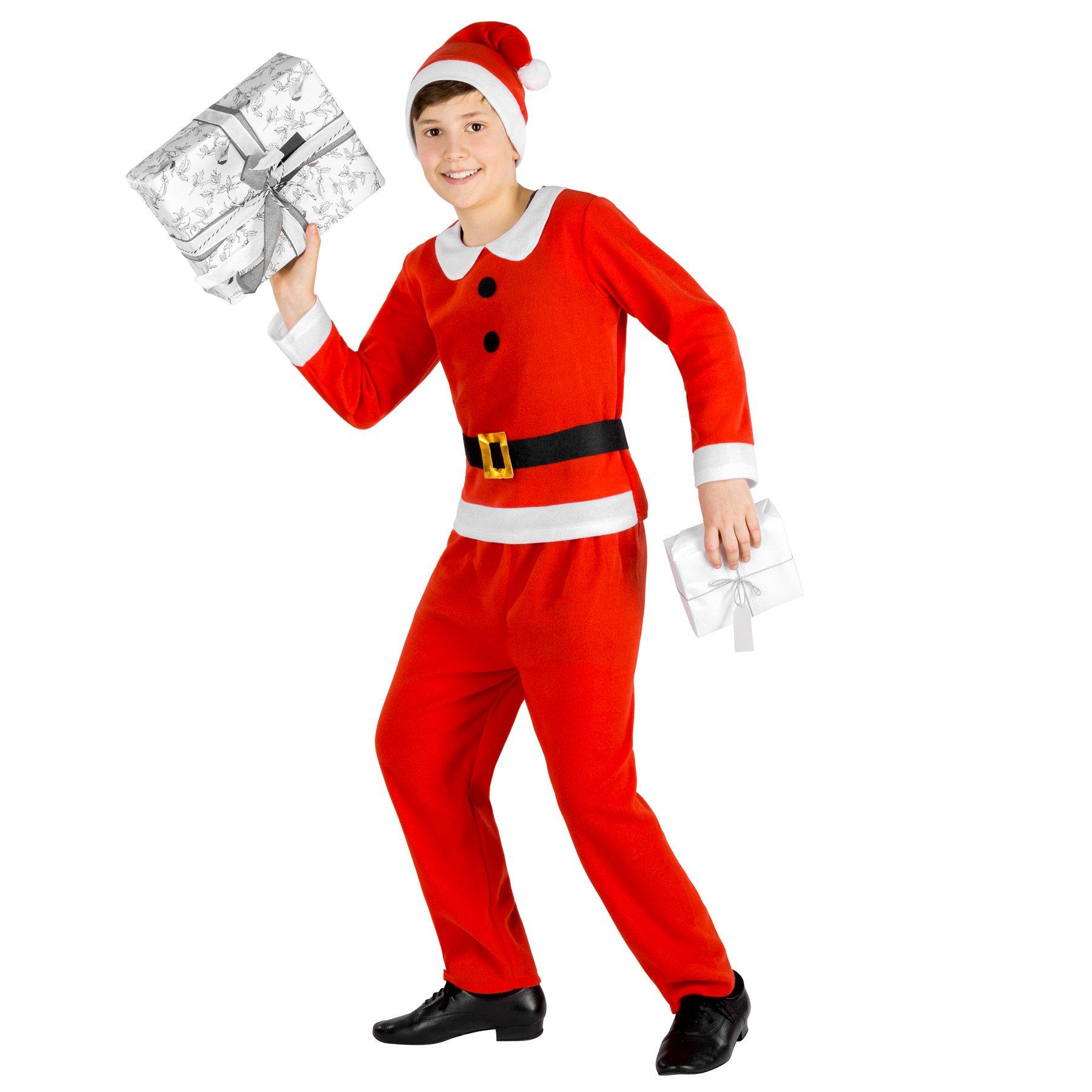 Tectake Costume da bambino/ragazzo - Piccolo Babbo Natale