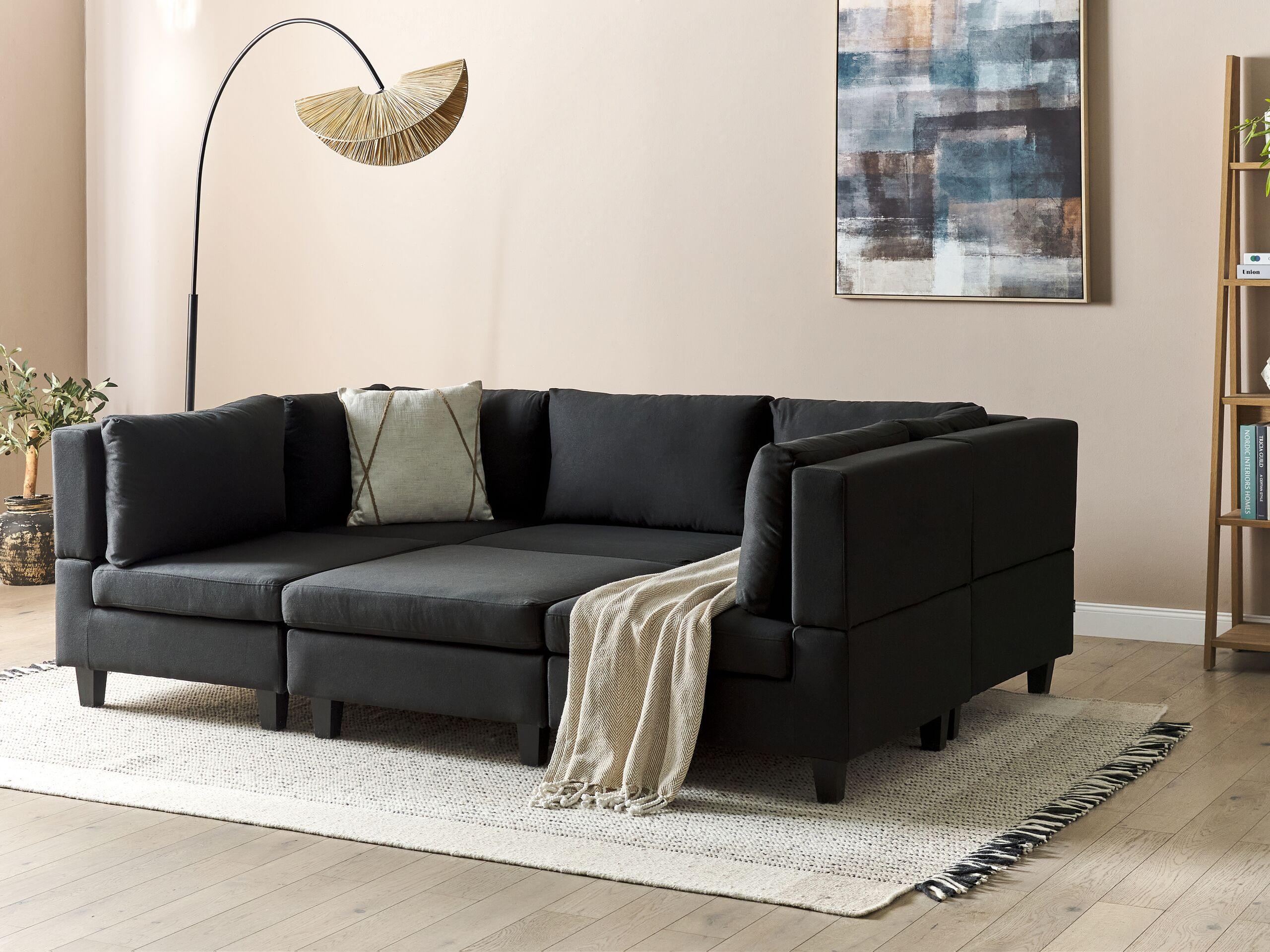 Beliani Modulsofa aus Polyester Modern UNSTAD  