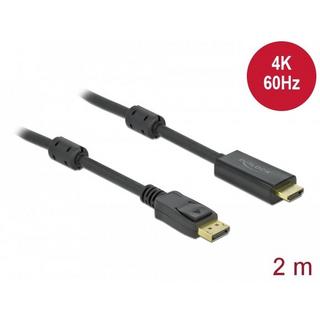 DeLock  DeLOCK Aktives DisplayPort 1.2 zu HDMI Kabel 4K 60 Hz 2 m 