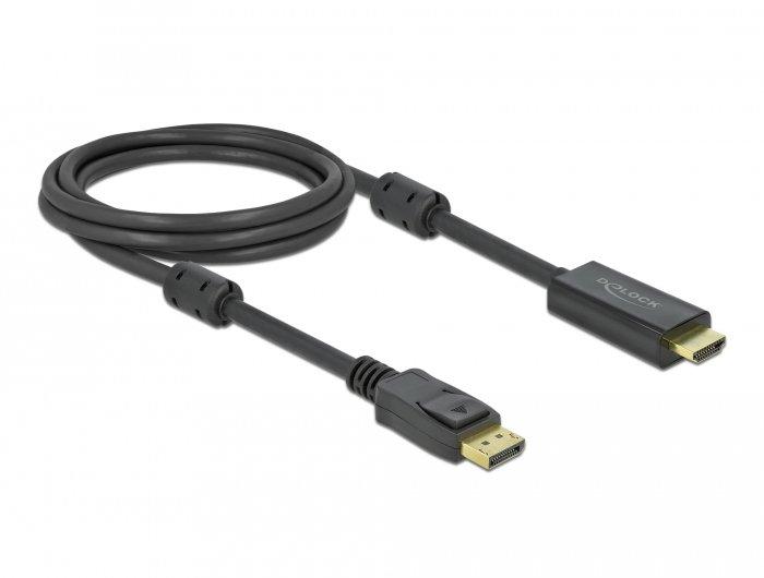 DeLock  DeLOCK DisplayPort attivo 1.2 a cavo per HDMI 4K 60 Hz da 2 m 