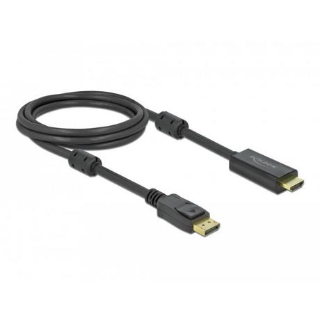 DeLock  DeLOCK DisplayPort attivo 1.2 a cavo per HDMI 4K 60 Hz da 2 m 