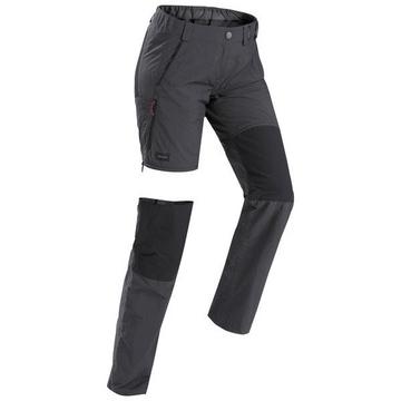 FORCLAZ Pantalon modulable en de trek montagne MT100 Gris