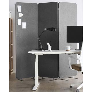 Beliani Séparation de pièce acoustique à 3 panneaux en Tissu STANDI  