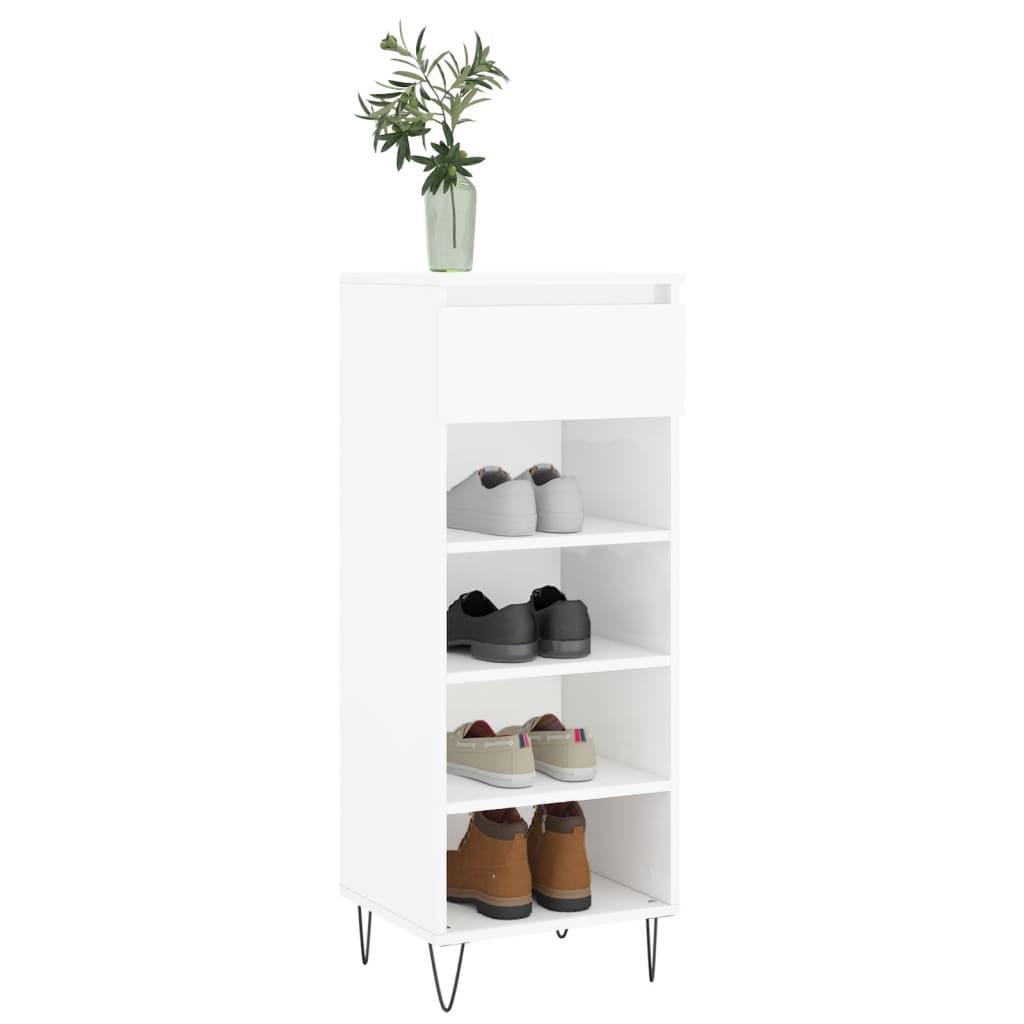 VidaXL Armoire à chaussures bois d'ingénierie  