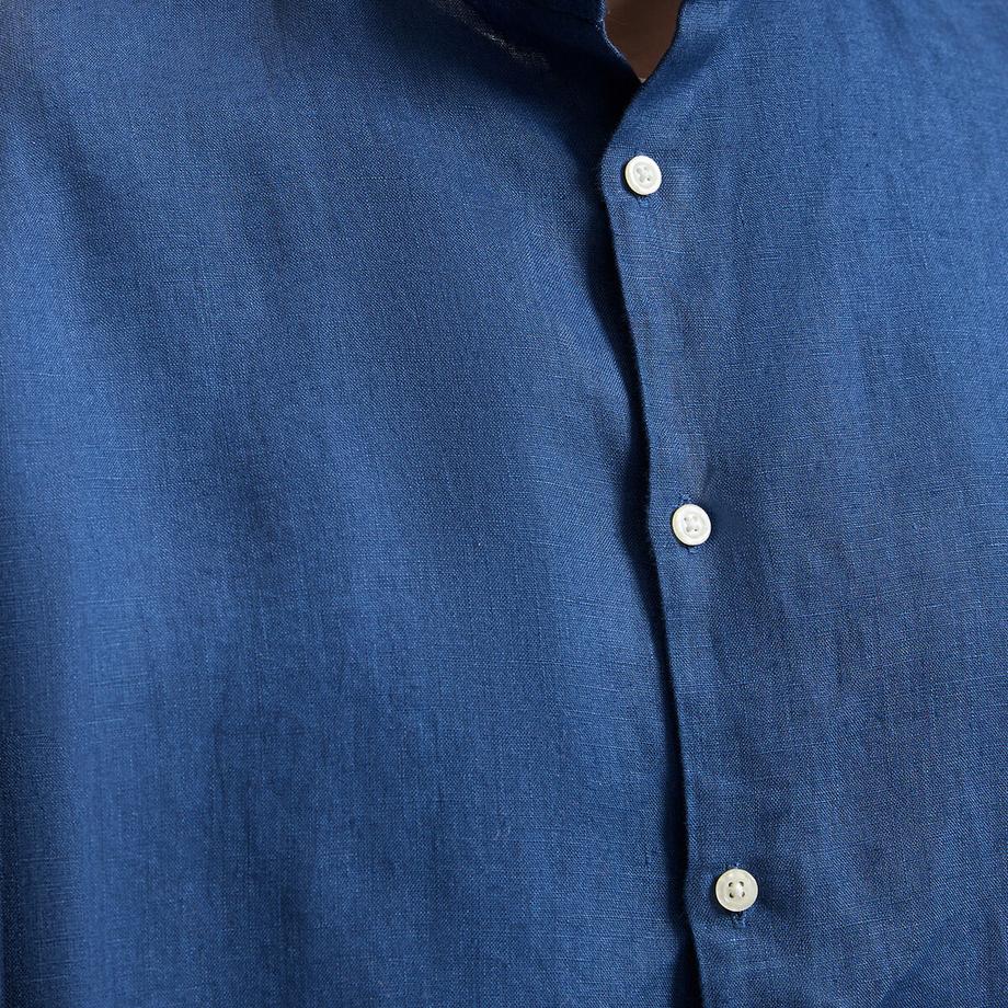 La Redoute Collections Signature Camicia Dritta Lino Collo Coreana  