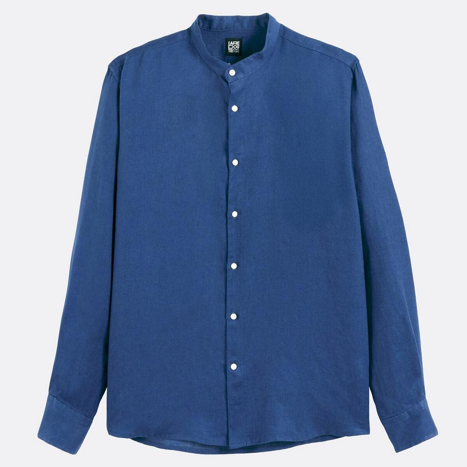 La Redoute Collections Signature Camicia Dritta Lino Collo Coreana  