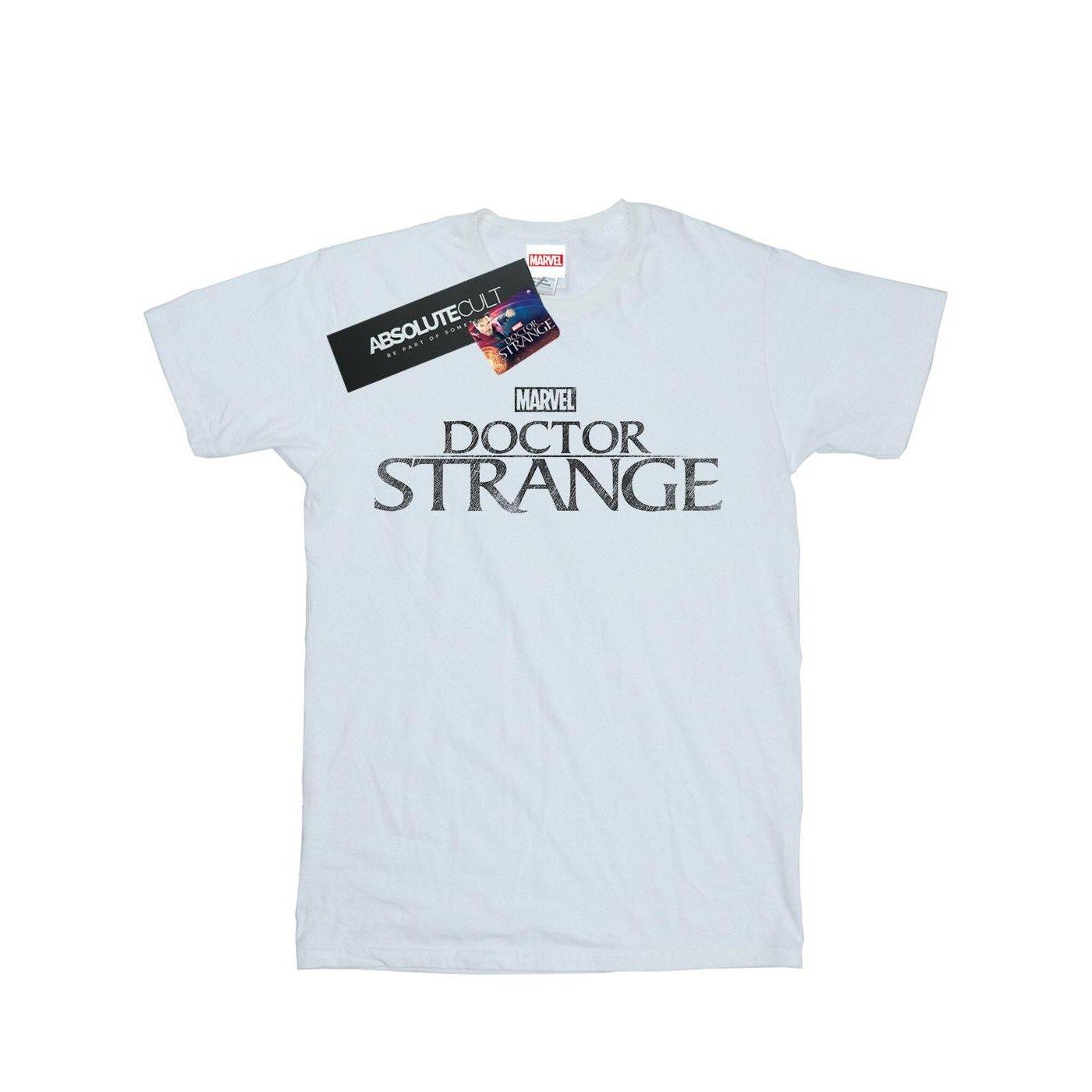 Image of Doctor Strange Logo Tshirt Unisex Weiss 116