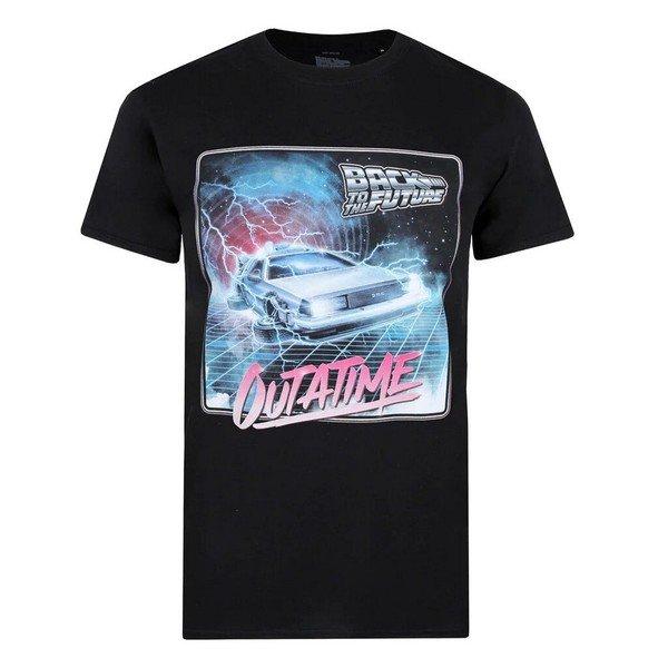 Image of Outatime Tshirt Herren Schwarz S