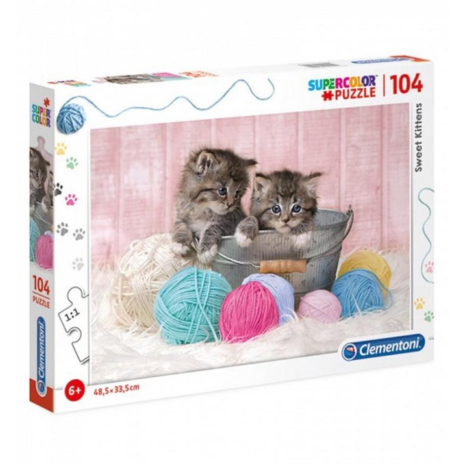 Puzzle Süsse Kätzchen (104Teile)