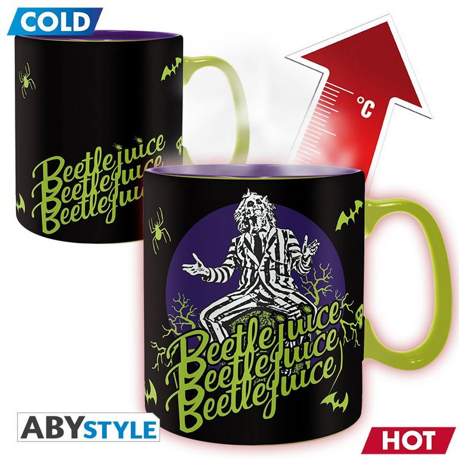 Abystyle  Tazza Beetlejuice : Beetlejuice - 460ml Heat Change 