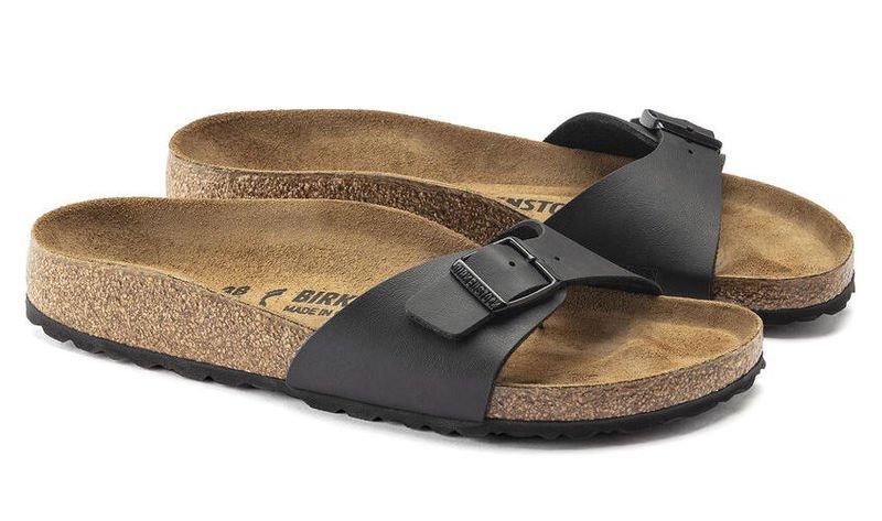 Image of Birkenstock Madrid Bs - Synthetik Sandale Damen Schwarz 40