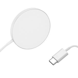 Avizar  Chargeur MagSafe iPhone 15W Bwoo Blanc 
