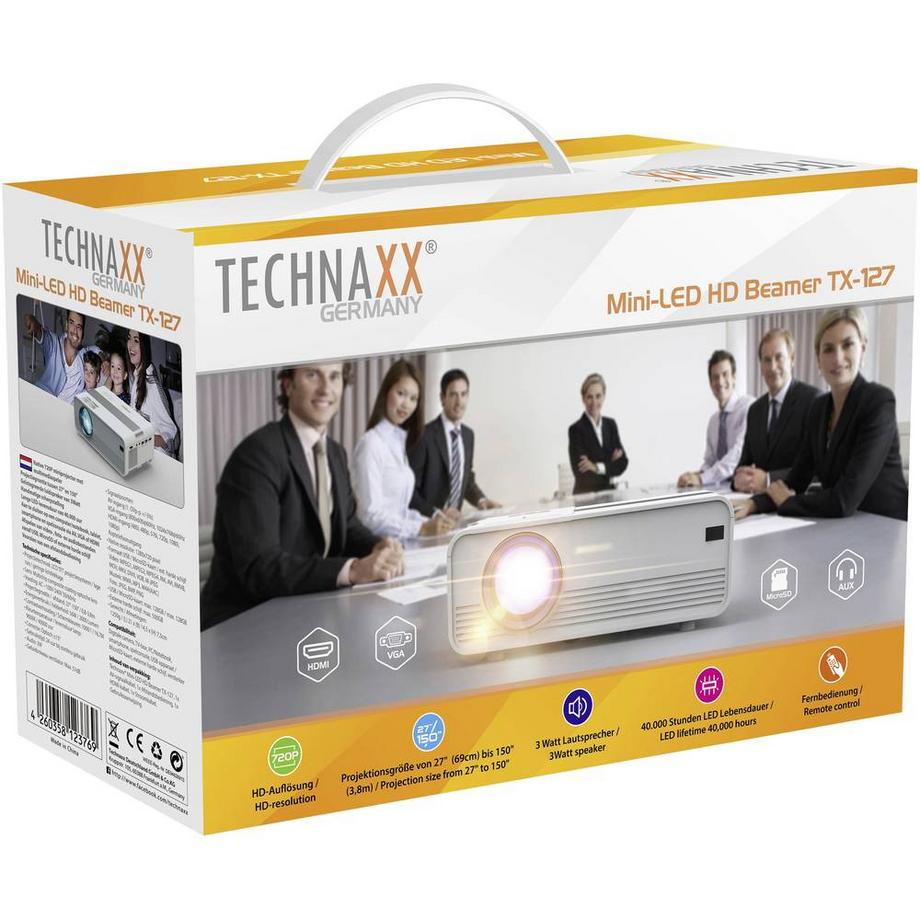 Technaxx  Mini-LED HD Beamer TX-127 