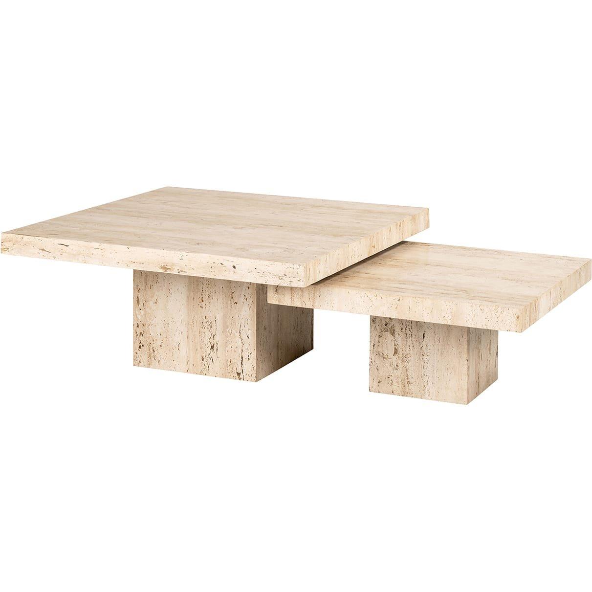 mutoni Table basse Cantera (lot de 2)  