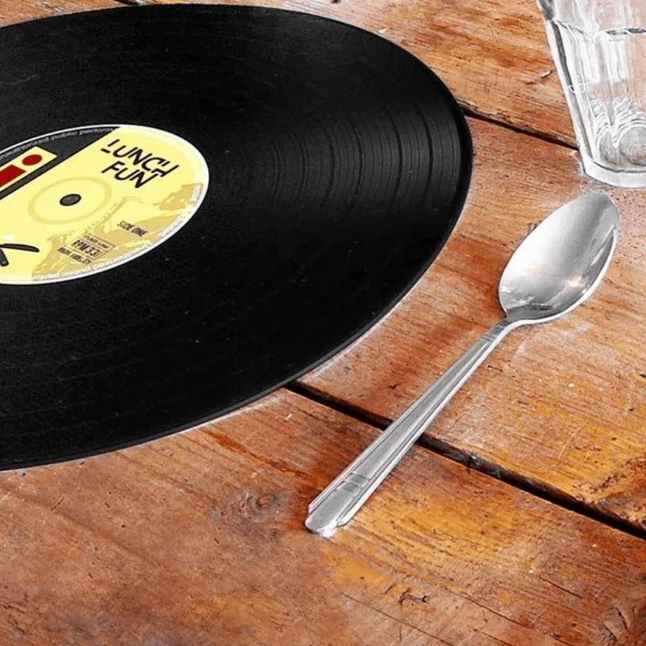 Mikamax 4x Sets de Table - Disques Vinyles  
