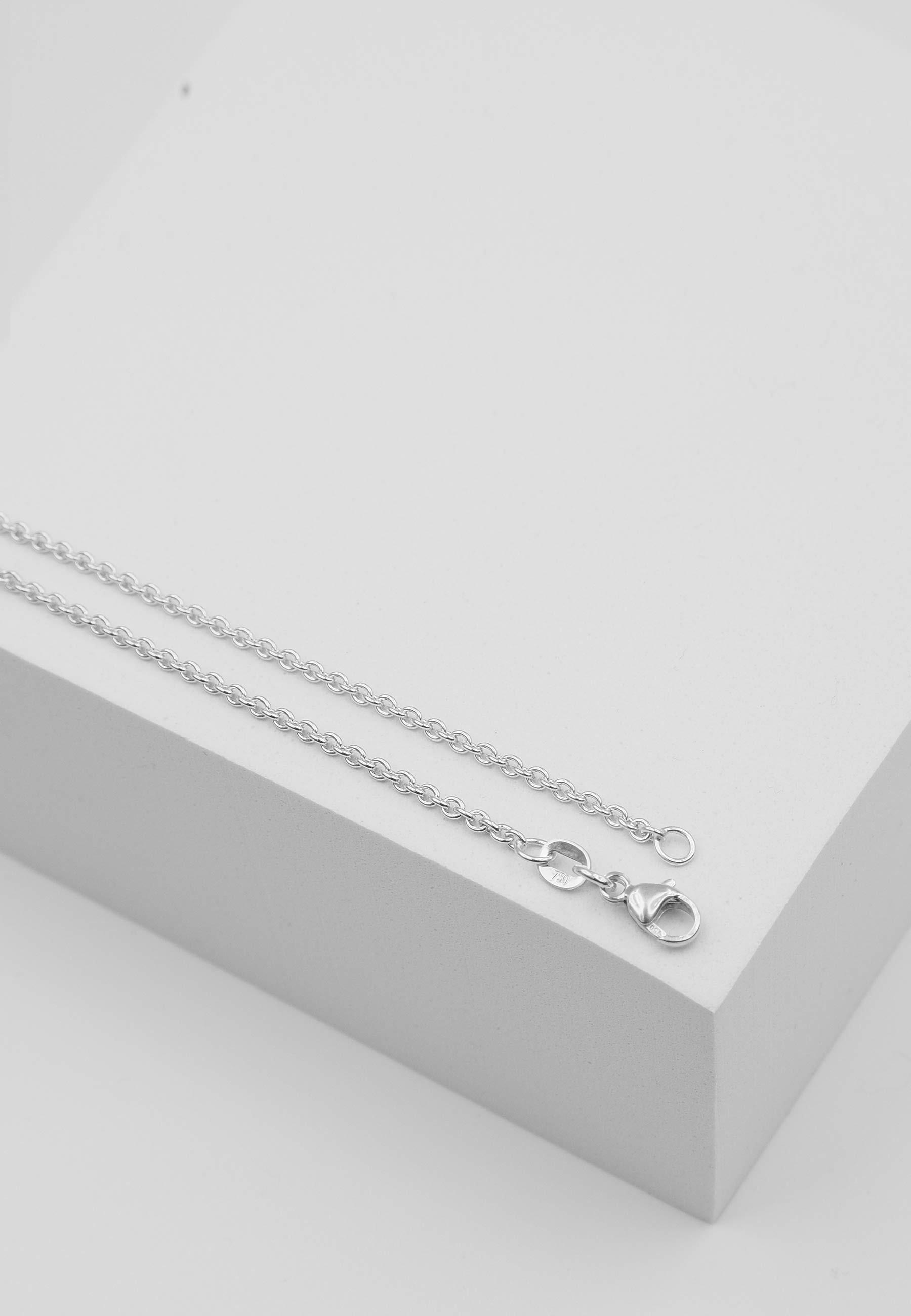 Image of Collier Rundanker Weissgold 750, 1.9mm, 40cm Damen Silber 40cm