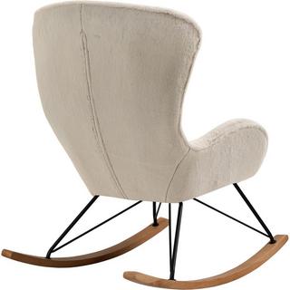 mutoni Chaise à bascule Zebstix beige  