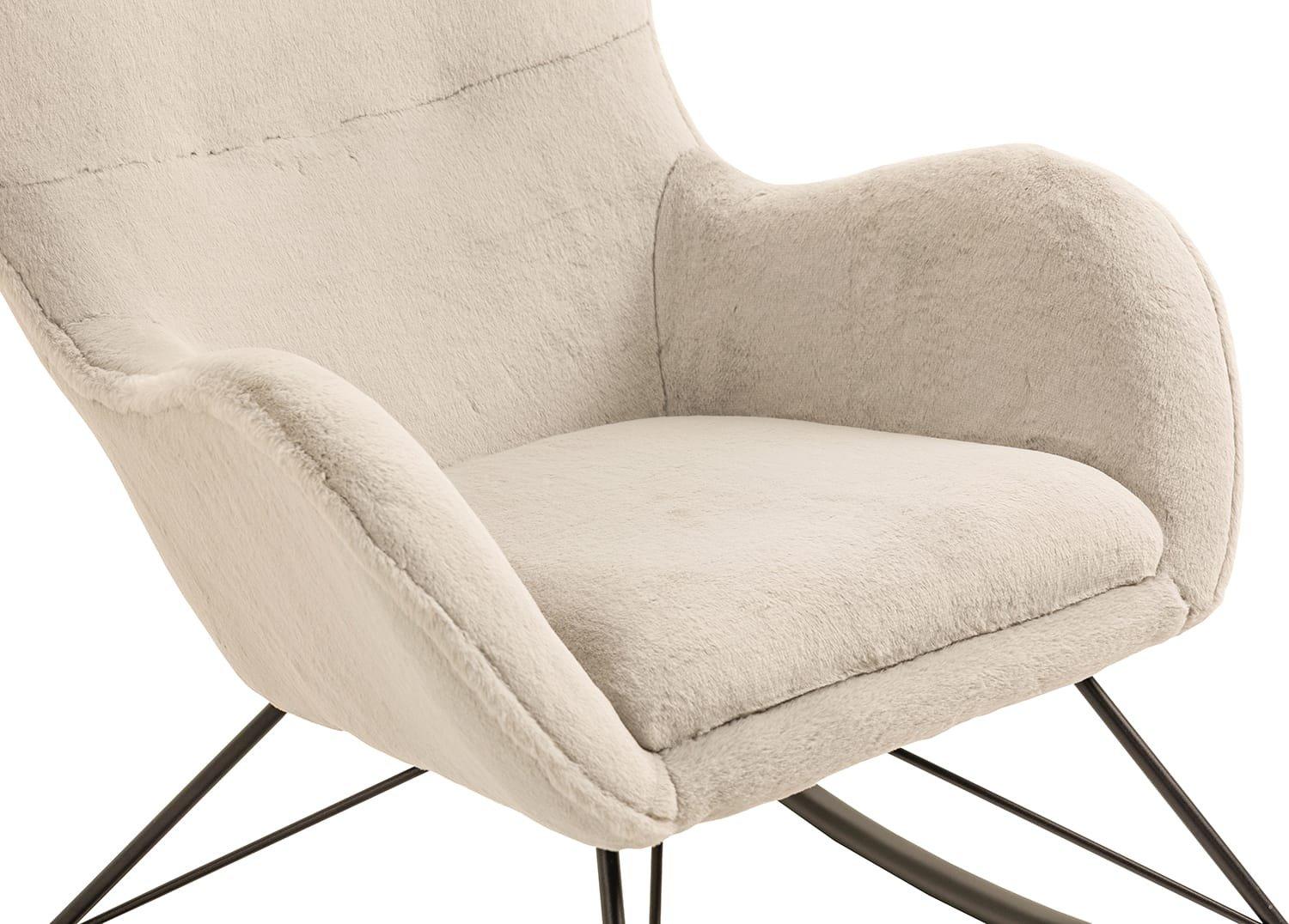 mutoni Chaise à bascule Zebstix beige  