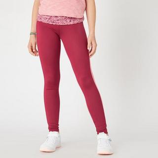 DOMYOS  legging respirant fille - S500 bordeaux 