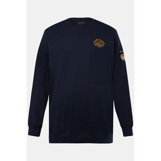 JP1880  Maglia con taglio speciale per l'addome, scollo a girocollo e maniche lunghe, fino alla tg. 8XL 