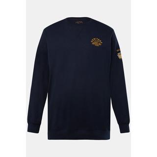 JP1880  Maglia con taglio speciale per l'addome, scollo a girocollo e maniche lunghe, fino alla tg. 8XL 