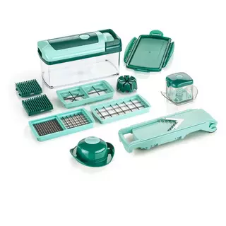 Nicer Dicer Nicer Dicer Chef, set da 15, verde