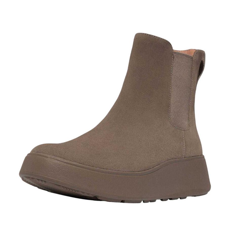 fit flop Bottines Chelsea Fmode en daim avec talon plat  