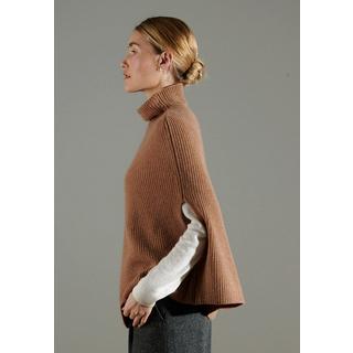 Studio Cashmere8  NAMI 10 Poncho Stehkragen 4-fädig - 100% Kaschmir 