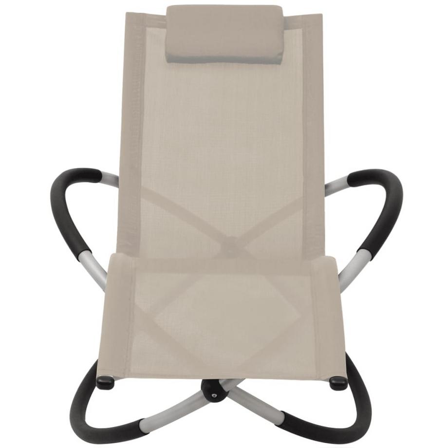 VidaXL Chaise longue métal  