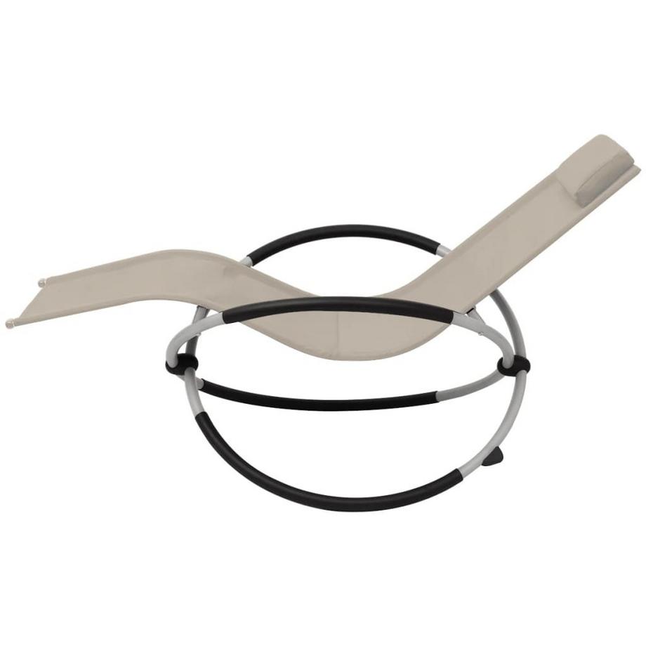 VidaXL Chaise longue métal  
