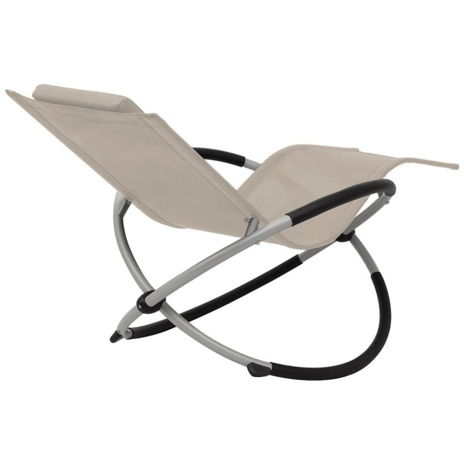 VidaXL Chaise longue métal  