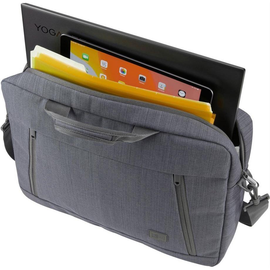 case LOGIC®  Notebooktasche Huxton Attaché 15.6 ", Grau 