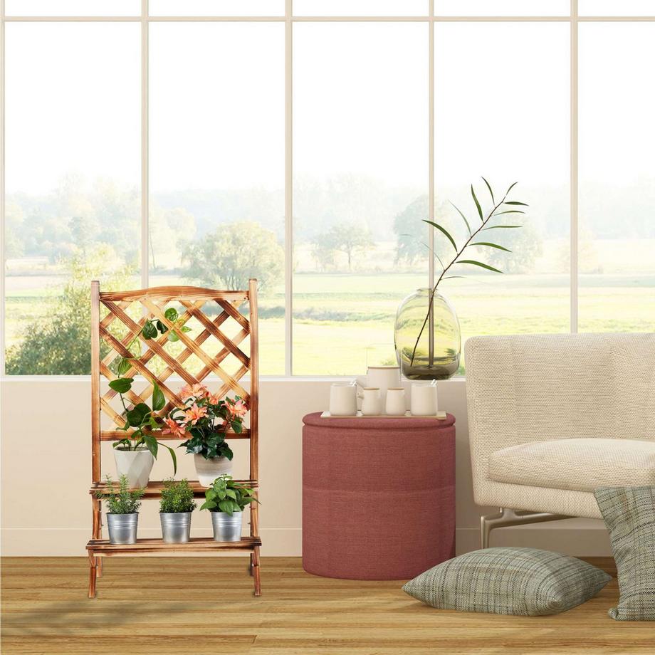 B2X Scale di fiori bruciati con traliccio  