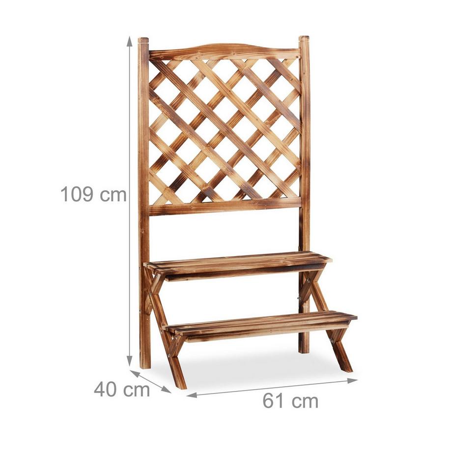 B2X Scale di fiori bruciati con traliccio  